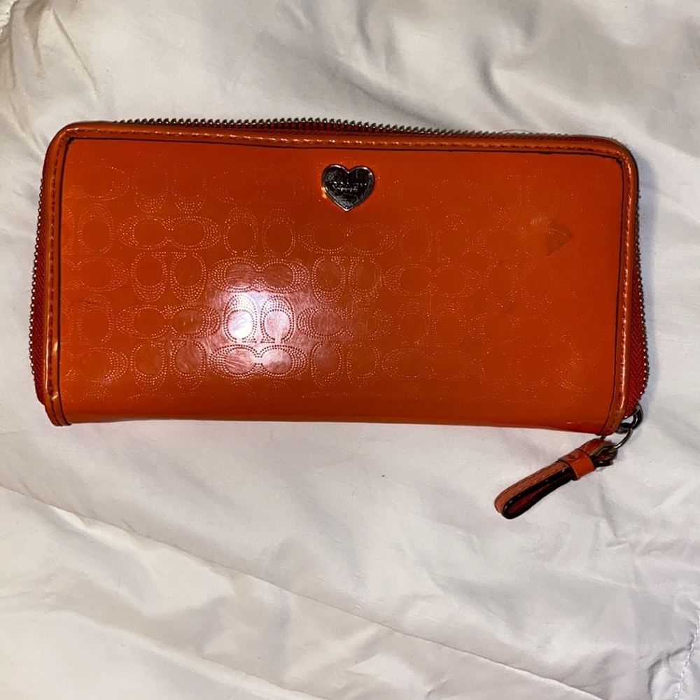 Coach Orange Wallet